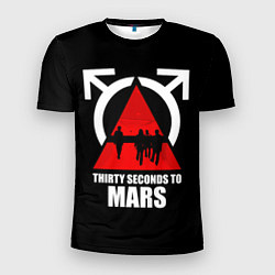 Футболка спортивная мужская 30 Seconds to Mars - poster, цвет: 3D-принт