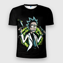 Футболка спортивная мужская Rick with gun, цвет: 3D-принт