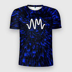 Футболка спортивная мужская Arctic Monkeys blue energy, цвет: 3D-принт