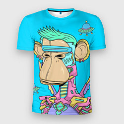 Футболка спортивная мужская NFT cyber ape UFO, цвет: 3D-принт