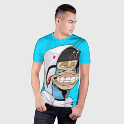 Футболка спортивная мужская NFT ape in the hood, цвет: 3D-принт — фото 2