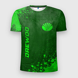 Футболка спортивная мужская Daewoo - green gradient вертикально, цвет: 3D-принт