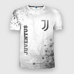 Футболка спортивная мужская Juventus - white gradient вертикально, цвет: 3D-принт