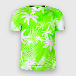 Мужская спорт-футболка Кислотные тропики