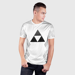 Футболка спортивная мужская Zelda white poly, цвет: 3D-принт — фото 2