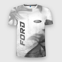 Футболка спортивная мужская Ford - white gradient вертикально, цвет: 3D-принт