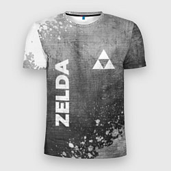 Футболка спортивная мужская Zelda - grey gradient вертикально, цвет: 3D-принт