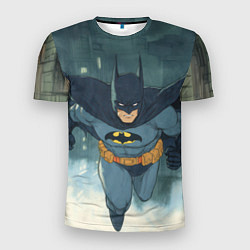 Футболка спортивная мужская Бэтмен старый стиль, цвет: 3D-принт
