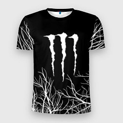 Мужская спорт-футболка Monster energy лес