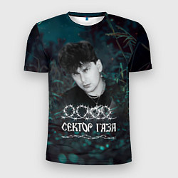 Футболка спортивная мужская Сектор газа ночной фон, цвет: 3D-принт