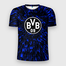 Футболка спортивная мужская Borussia blue energy, цвет: 3D-принт