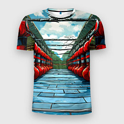 Футболка спортивная мужская Зал Муай Тай, цвет: 3D-принт