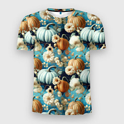 Футболка спортивная мужская Маленькие тыковки, цвет: 3D-принт