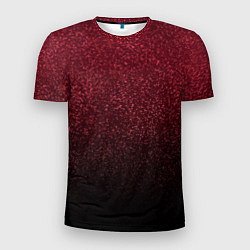 Мужская спорт-футболка Амарантовый градиент крошка