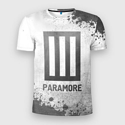 Футболка спортивная мужская Paramore - white gradient, цвет: 3D-принт