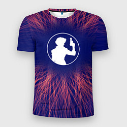 Футболка спортивная мужская Cowboy Bebop red energy, цвет: 3D-принт