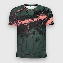 Мужская спорт-футболка Гранж потертая текстура