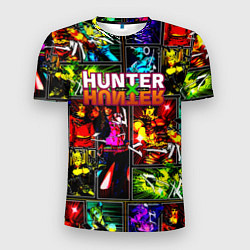 Мужская спорт-футболка Hunter x hunter neon anime