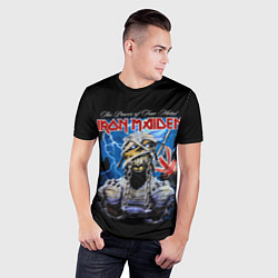 Футболка спортивная мужская Powerslave Iron Maiden - мумия, цвет: 3D-принт — фото 2