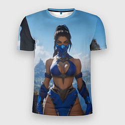 Футболка спортивная мужская Китана на горе, цвет: 3D-принт