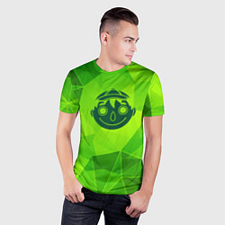 Футболка спортивная мужская Tomodachi Game green poly, цвет: 3D-принт — фото 2