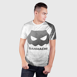 Футболка спортивная мужская DanMachi - white gradient, цвет: 3D-принт — фото 2