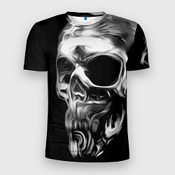 Футболка спортивная мужская Стилизованный череп, цвет: 3D-принт
