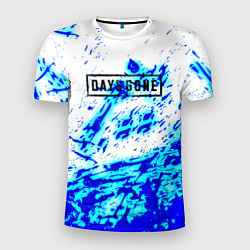 Мужская спорт-футболка Daysgone голубые краски
