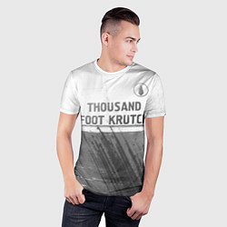 Футболка спортивная мужская Thousand Foot Krutch - white gradient посередине, цвет: 3D-принт — фото 2