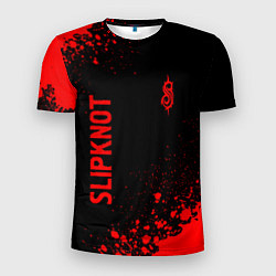 Футболка спортивная мужская Slipknot - red gradient вертикально, цвет: 3D-принт