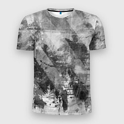 Мужская спорт-футболка Абстракция - atomic gray