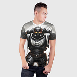 Футболка спортивная мужская Warhammer 40k космодесант, цвет: 3D-принт — фото 2