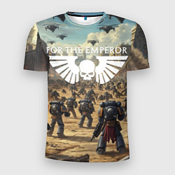 Футболка спортивная мужская Warhammer 40k поле боя, цвет: 3D-принт