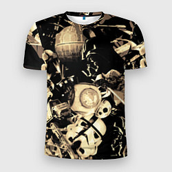 Мужская спорт-футболка Дарт Вейдер Йода Чубакка и другие из Star Wars