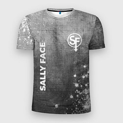 Футболка спортивная мужская Sally Face - grey gradient вертикально, цвет: 3D-принт