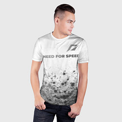 Футболка спортивная мужская Need for Speed - white gradient посередине, цвет: 3D-принт — фото 2