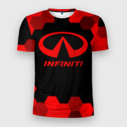Мужская спорт-футболка Infiniti - red gradient
