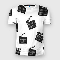 Футболка спортивная мужская Съёмочная хлопушка, цвет: 3D-принт