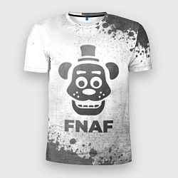 Мужская спорт-футболка FNAF - white gradient