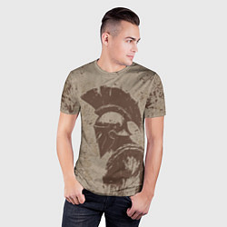Футболка спортивная мужская Спарта, цвет: 3D-принт — фото 2