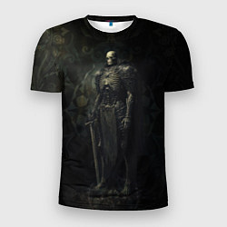 Футболка спортивная мужская Командир скелетов, цвет: 3D-принт