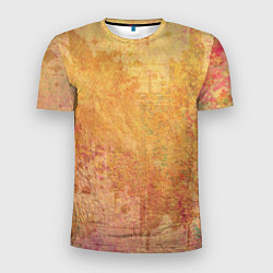 Футболка спортивная мужская Абстракция - red and yellow spots, цвет: 3D-принт