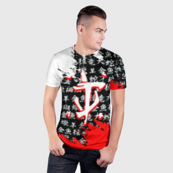Футболка спортивная мужская Doom dark age japan, цвет: 3D-принт — фото 2