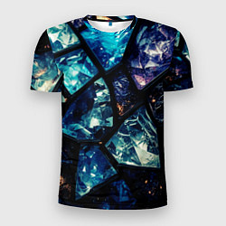 Футболка спортивная мужская Текстура драгоценных камней, цвет: 3D-принт