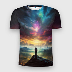 Футболка спортивная мужская Shocking the cosmos, цвет: 3D-принт