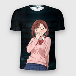Футболка спортивная мужская Испуганная Сиратори Айра, цвет: 3D-принт