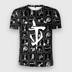 Футболка спортивная мужская Doom x portal, цвет: 3D-принт
