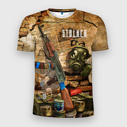 Футболка спортивная мужская Сталкер - тени из прошлого, цвет: 3D-принт