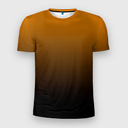 Футболка спортивная мужская Orange gradient, цвет: 3D-принт