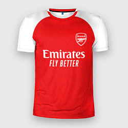 Футболка спортивная мужская Арсенал Лондон домашняя форма 2025 2026, цвет: 3D-принт